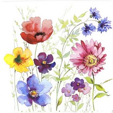 꽃밭 냅킨 K-07-022, 1개, 5개