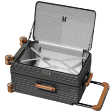 TravelGO旅遊購 6113K前開式寬桿胖胖箱 前開行李箱 上掀式行李箱 側開行李箱 行李箱 登機箱 高顏值旅行箱