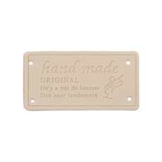 핸드 메이드라벨 스티커 라벨 handmade, 10개, 핸드메이드-오리지널 No.06(연베이지)