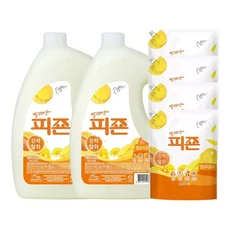 피죤 레귤러 섬유유연제 바이올렛가든 3.1Lx2+2.3Lx4 빨래용품 대용량 대량, 1개, 3.1L