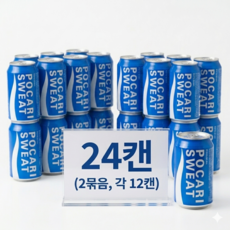 포카리스웨트(동아오츠카 캔 340ml x24개) 업소용 포카리 이온음료, 340ml x24개, 24개