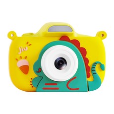 兒童相機可拍照數碼照相機高清玩具可打印男孩女孩生日禮物小相機, 私模2.4寸黃色-帶閃光燈-無卡:1個