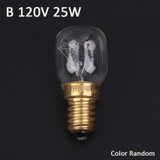 고온 전자 레인지 전구 스티머 램프 소금 T22 120 V 220V 15W 25W E14 300, 2) B 120V 25W