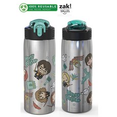 啵比小舖 Zak Designs 兒童單壁不鏽鋼水瓶 吸管水壺 798ml, 1個, Harry Potter