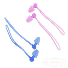 동동 생활용품 수영 스트랩 귀마개 방수귀마개, 블루
