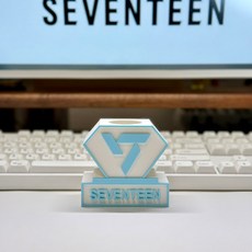 臺灣出貨-克拉棒 底座 二代專屬 SVT 應援棒 支架 SEVENTEEN 不含應援棒, 冰藍白 二代, 1個