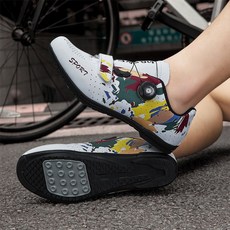 Git-up 남녀공용 다이얼 벨크로 자전거신발 평페달 MTB 로드 라이딩 사이클링 슈즈