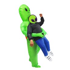 할로윈 코스튬 외계인 풍선옷 에어슈트 졸업사진 코스프레