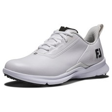 FootJoy 여성용 Fj Fuel 골프화 화이트/화이트/블랙. 7.5 내로우