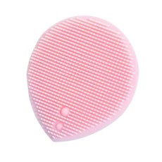 褲公主 矽膠洗臉刷 去角質軟毛潔面刷 去黑頭按摩美容工具, 1個, 粉色