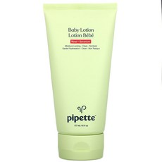 Pipette 베이비 로션 로즈 + 제라늄 6 fl oz (177 ml) 2팩, 1개