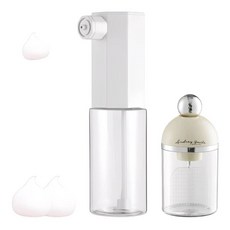 電動泡沫噴壺 防水起泡器 電動噴霧機 寵物泡泡機 洗臉慕斯, 電動起泡器, 1個, 雅緻粉