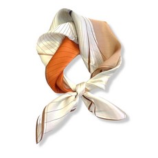 PoeticEHome 100% 순수 멀베리 실크 스퀘어 스카프 68.6cm x 여성용 네커치프 헤드스카프 선물 포장 I2 - 디지털 프린트 27인치 171553, S1 - 영적 우아함