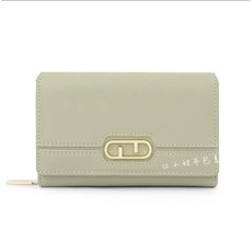 質感中夾鈔票女夾拉鏈零錢包女生中皮夾