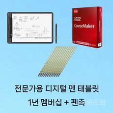 커스텀(220 30 3cm) 몽이대가 A4 손글씨 디지털패드 수업용 필기타블렛 화면 공유형, D. 펜슬보드+소프트웨어 1년회원+10매입, 35x24cm
