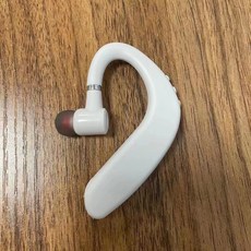 S109藍牙耳機無線入耳骨傳導掛耳式運動跑步久戴不痛長續航, 傲雪白, 裸機(無配件)