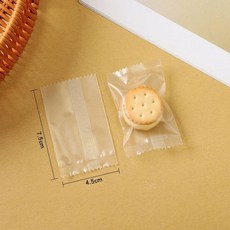실링 비닐봉투 1000매 미니 포장봉투 선물 간편한, 100개, 1개, 4.5 x 7.5cm