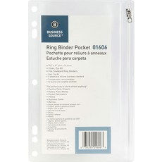 SPR01606 - 비닐 링 바인더 포켓 9-12x6 투명, Each