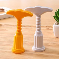 DFMEI 紅酒開瓶器葡萄酒啤酒啓瓶器塑料起子不鏽鋼家用多功能拔塞器工具, 1個, 紅酒開瓶器-白色-1個裝:如圖