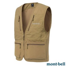 【mont-bell】送》男 網眼透氣防潑多口袋 V領背心 NATURE GUIDE 登山背心 釣漁背心 1103333