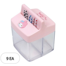 바이하츠 사각 자석 크립통, 마이멜로디, 9개