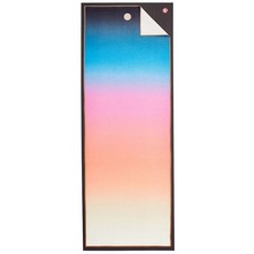 Manduka 限量款環保瑜珈舖巾 Yogitoes 隔絕公用墊 專利止滑顆粒 吸汗衛生 可機洗 長173cm寬61cm, Sunset Gardient, 1個