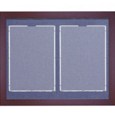 원목 게시판 엘리베이터 사무실 벽걸이 포켓 게시판 2칸 안내 공지, 연분홍색