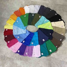 United Athle 5001-01 5.6oz 厚磅 素TEE - 多色可選，舒適耐穿，簡約百搭, 淺黃(XXS~2XL)下單備註尺寸, 1個