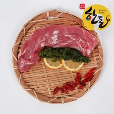 한돈 냉장 안심 스테이크 구이용 500g 4팩 2kg, 4개