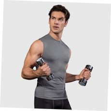 헬스민소매 바디핏 남성 슬림 기능성 민소매(L) 런닝 남성나시