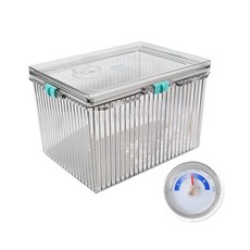 Kamera LH型 防潮箱 6.7L 免插電乾燥箱，附濕度計卡扣式氣密防潮箱，可堆疊收納，含50g乾燥劑, LH