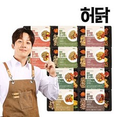 허닭 T_5+5 허경환의 간편 잡곡밥도시락 6종 10팩 세트, 10개, 250g