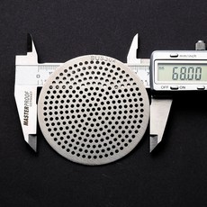 스테인레스 하수구 덮개 사각 거름망 식당 트랩 80mm, 1개, H. 304 원형 6.8cm
