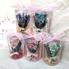 萬花手作 滿天星瓶中花乾燥花罐, 1