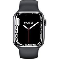 智慧型手錶, 黑, 1.75吋, 藍牙