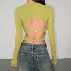 AC23-68 設計款 透氣 舒適 跨境長袖美背瑜伽上衣 鏤空 百搭 修身