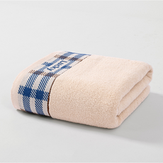 리쿠 대형 바스타월 70x140cm, 1개, 체크 베이지