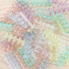 5공 루즈링 제본링 바인더링 셀프, 50개, 파스텔, 12mm