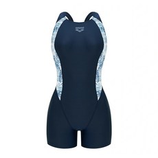 아레나 수영복 루소 3부 반신 레이서백