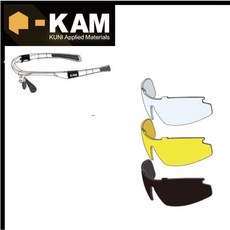YMS KAM TACT SP035A 護目鏡, 1個, 透明鏡片,紙盒版加購織帶, 白色