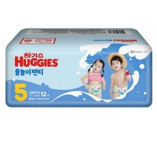 하기스 물놀이팬티 특대형 아동용 5단계(11~16kg) 12p, 96매, 5단계