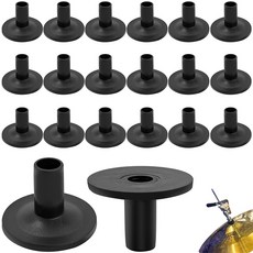 20개 장식용 병용 조명 홀더 병 조명 베이스 소형 조명 고정 장치 LED 조명 DIY 조명 기능이 있는 병 홀더 드럼용 베이스 교체 부품 드럼용 베이스 커버, 1개