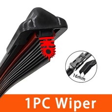 고무 자동차 와이퍼 인터페이스에 적합 인치인치, A. 13 inch