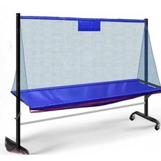 탁구공 볼바구니 회수기 훈련 연습 스탠드 수거기, 1개, 이동식 집구망(바퀴)