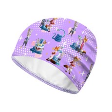 女童連體泳衣 瘋狂動物城印花 兒童吊帶泳裝