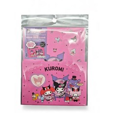 산리오 쿠로미 편지지세트 캐릭터 문구세트 메이드인재팬 1세트, 단일상품1