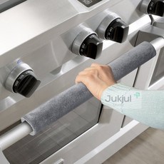 냉장고 오븐 유모차 손잡이커버 현관문손잡이커버, 블랙