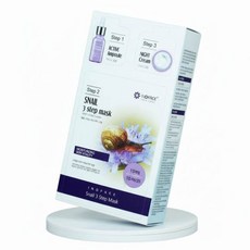 이노페이스 3스텝 마스크팩 22ml 달팽이 10매 앰플 1.5ml 나이트크림 2ml 함유, 1개