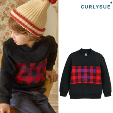 [국내매장 정품] CURLYSUE [컬리수] 체크 나염티 CPW1GQTS61 627777