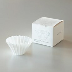 오리가미 페이퍼 필터 웨이브 - 화이트 4컵(3~4인용) 50매, 1개, 50개입
